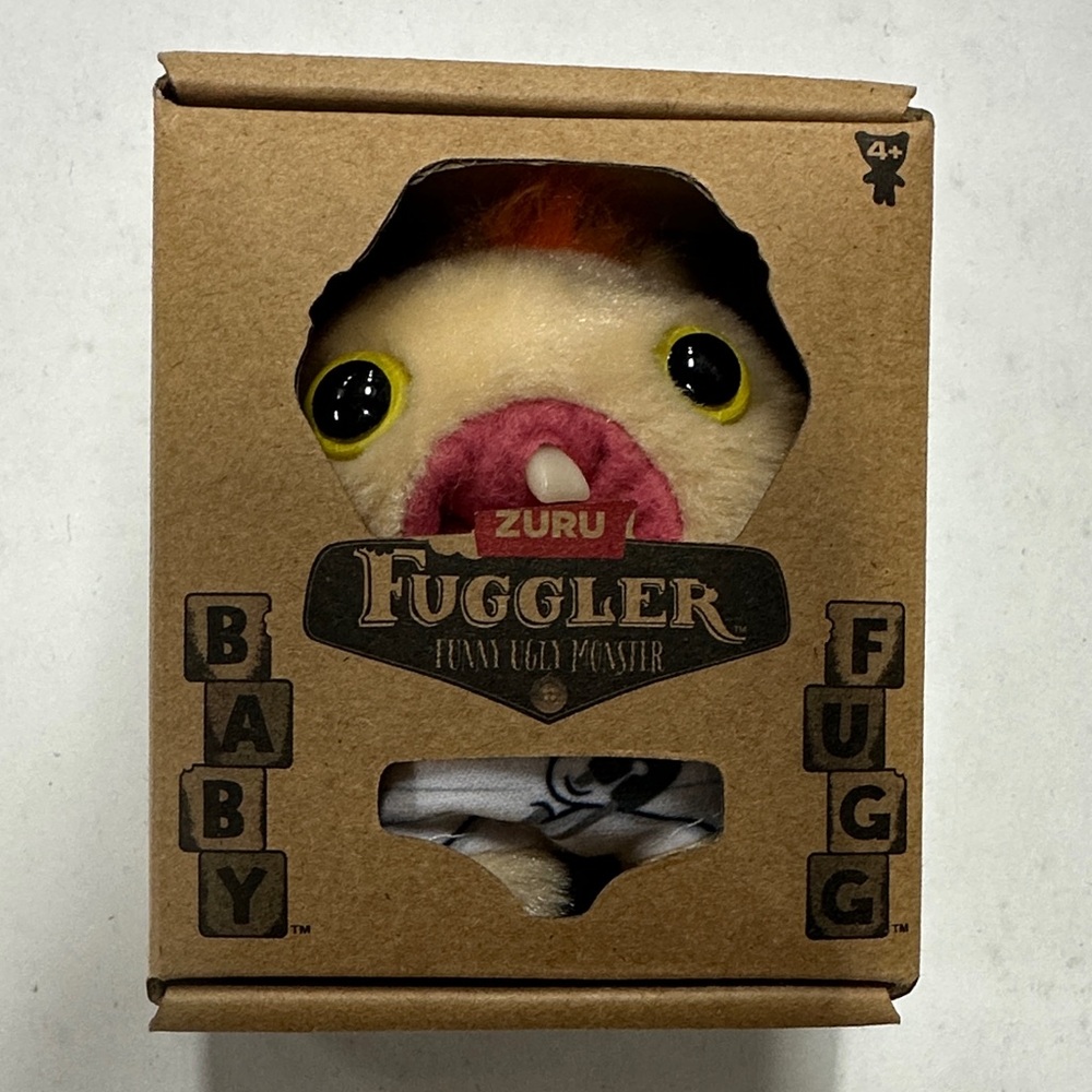 Zuru Fuggler Baby Fugg Stuffed Animal - Cream and Pink